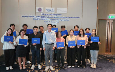 Career For The Future Academy จัดฝึกอบรม “หลักสูตรฝึกอบรมเชิงปฏิบัติการ มาตรฐาน ISO/IEC 27001:2022 การรักษาความมั่นคงปลอดภัยสารสนเทศขององค์กร (ISO/IEC 27001:2022 Standard for Organization)”